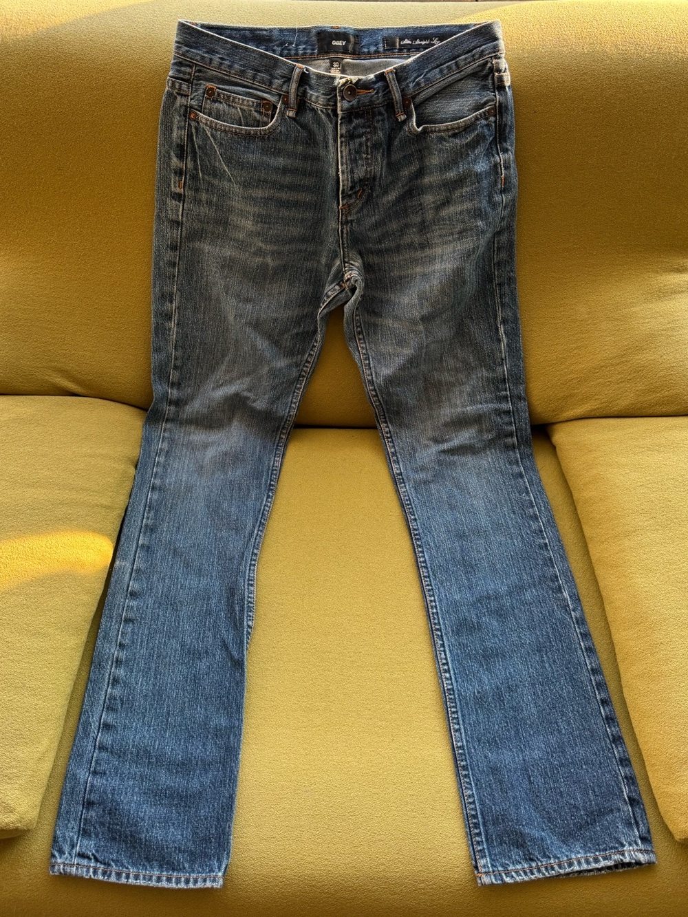 Obey Jeans Slim Straight Leg 30”